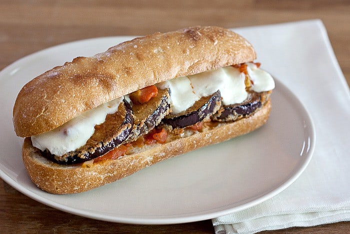 Eggplant Parmesan Sub
