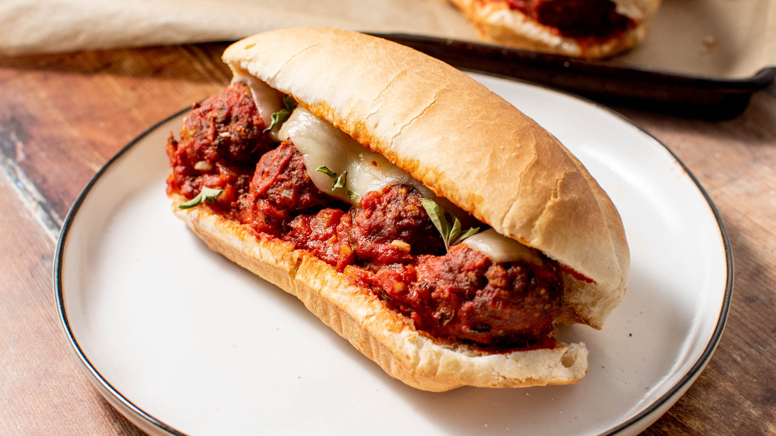 Meatball Parmesan Sub